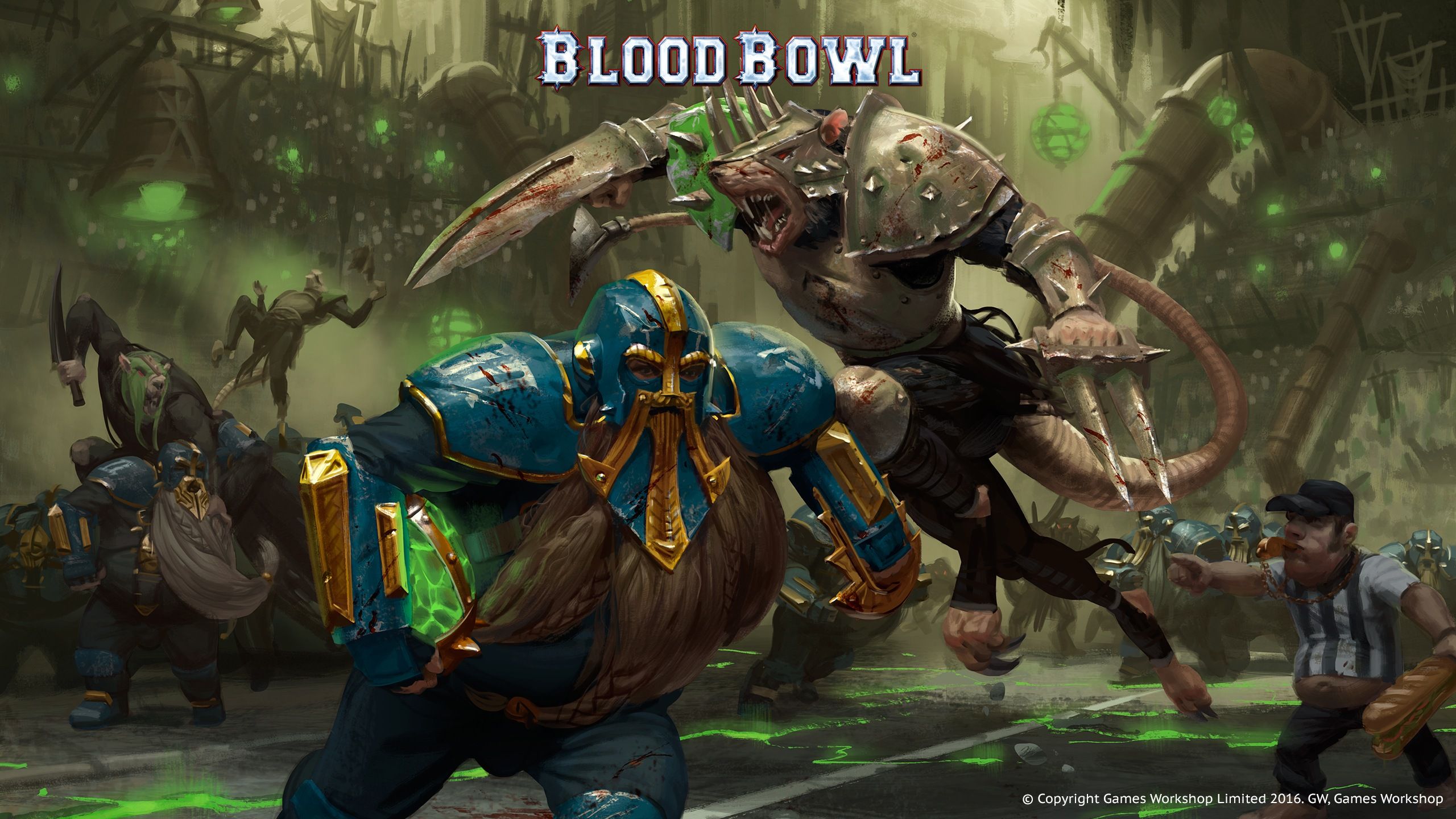 Art to blood bowl 3 video game.